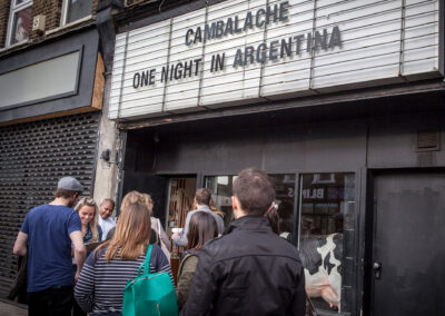 Cambalache Party - One Night in Argentina Sign - TOMO Events